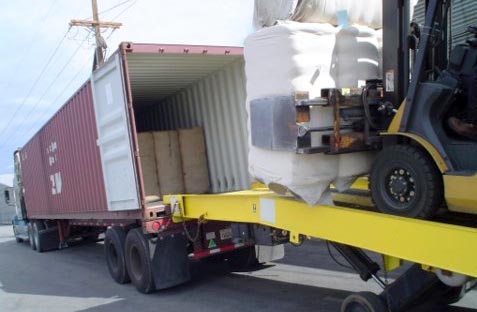 bales in truck