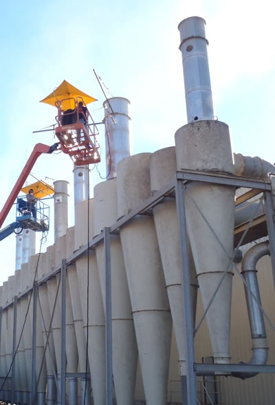 Stack testing cotton gin exhaust to aid the industry and provide accurate, science-based information to regulatory agencies.